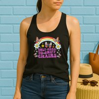 Funny Embarrassing Inappropriate Only Here To Sniff Chairs Womens Tank Top