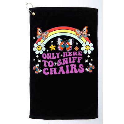 Funny Embarrassing Inappropriate Only Here To Sniff Chairs Golf Towel