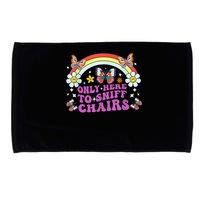Funny Embarrassing Inappropriate Only Here To Sniff Chairs Microfiber Hand Towel