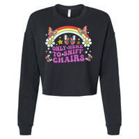 Funny Embarrassing Inappropriate Only Here To Sniff Chairs Cropped Pullover Crew