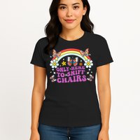 Funny Embarrassing Inappropriate Only Here To Sniff Chairs Womens T-Shirt
