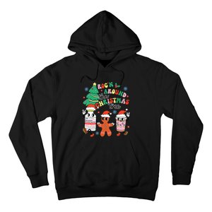 Funny ER ICU RN Nurse Xmas Roc'n Around The Christmas Tree  Hoodie