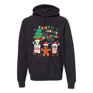 Funny ER ICU RN Nurse Xmas Roc'n Around The Christmas Tree  Premium Hoodie