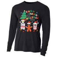 Funny ER ICU RN Nurse Xmas Roc'n Around The Christmas Tree  Cooling Performance Long Sleeve Crew