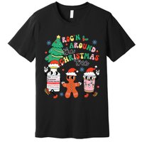 Funny ER ICU RN Nurse Xmas Roc'n Around The Christmas Tree  Premium T-Shirt