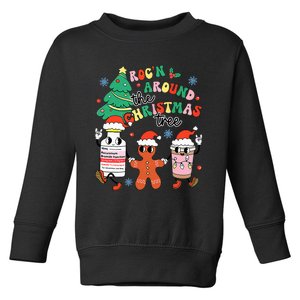 Funny ER ICU RN Nurse Xmas Roc'n Around The Christmas Tree  Toddler Sweatshirt