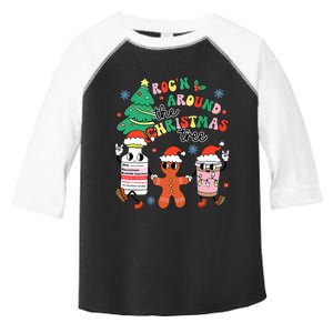 Funny ER ICU RN Nurse Xmas Roc'n Around The Christmas Tree  Toddler Fine Jersey T-Shirt