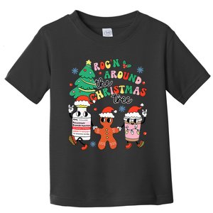 Funny ER ICU RN Nurse Xmas Roc'n Around The Christmas Tree  Toddler T-Shirt