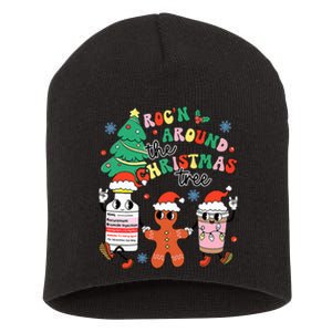 Funny ER ICU RN Nurse Xmas Roc'n Around The Christmas Tree  Short Acrylic Beanie