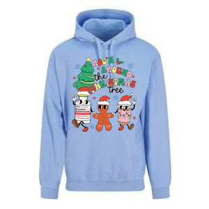 Funny ER ICU RN Nurse Xmas Roc'n Around The Christmas Tree  Unisex Surf Hoodie