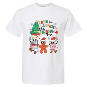 Funny ER ICU RN Nurse Xmas Roc'n Around The Christmas Tree  Garment-Dyed Heavyweight T-Shirt