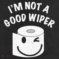 Funny Embarrassing IM Not A Good Wiper Humor Adult Drive Performance Visor