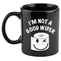 Funny Embarrassing IM Not A Good Wiper Humor 11oz C Handle Ceramic Mug