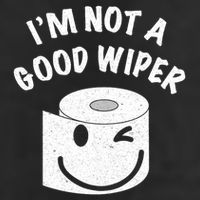 Funny Embarrassing IM Not A Good Wiper Humor Microfiber Hand Towel