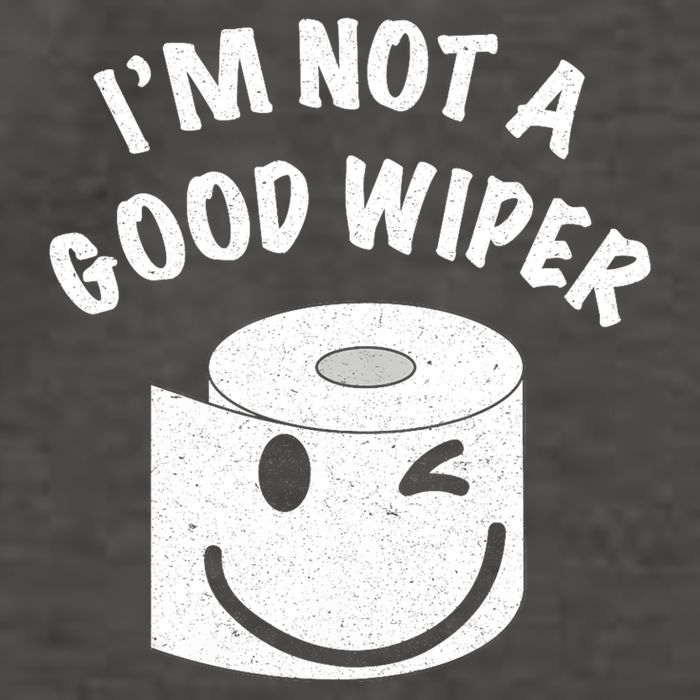 Funny Embarrassing IM Not A Good Wiper Humor Vector Backpack