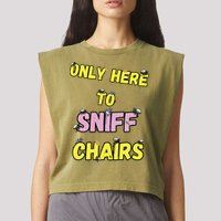Funny Embarrassing Inappropriate Meme Garment-Dyed Women's Muscle Tee