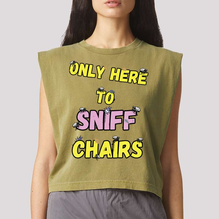 Funny Embarrassing Inappropriate Meme Garment-Dyed Women's Muscle Tee