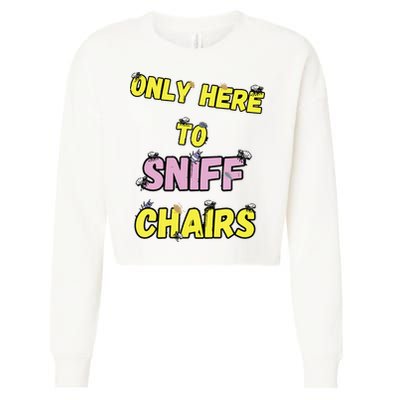 Funny Embarrassing Inappropriate Meme Cropped Pullover Crew