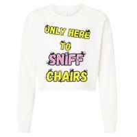 Funny Embarrassing Inappropriate Meme Cropped Pullover Crew
