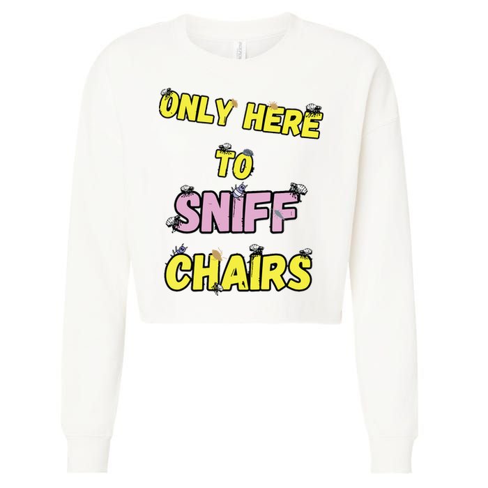 Funny Embarrassing Inappropriate Meme Cropped Pullover Crew