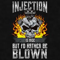 Fast Engines Injection Is Nice But I'd Rather Be Blown Gift Ladies PosiCharge Tri-Blend Wicking Tank