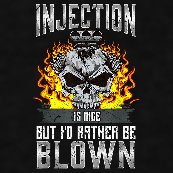 Fast Engines Injection Is Nice But I'd Rather Be Blown Gift Ladies PosiCharge Tri-Blend Wicking Tank