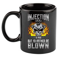 Fast Engines Injection Is Nice But I'd Rather Be Blown Gift 11oz C Handle Ceramic Mug