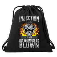 Fast Engines Injection Is Nice But I'd Rather Be Blown Gift Drawstring Bag