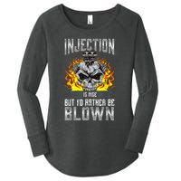 Fast Engines Injection Is Nice But I'd Rather Be Blown Gift Women's Perfect Tri Tunic Long Sleeve Shirt