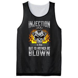 Fast Engines Injection Is Nice But I'd Rather Be Blown Gift Mesh Reversible Basketball Jersey Tank