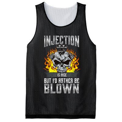 Fast Engines Injection Is Nice But I'd Rather Be Blown Gift Mesh Reversible Basketball Jersey Tank