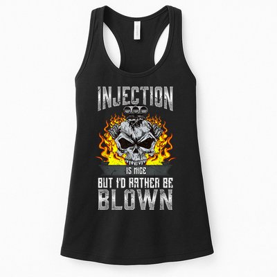 Fast Engines Injection Is Nice But I'd Rather Be Blown Gift Womens Tank Top
