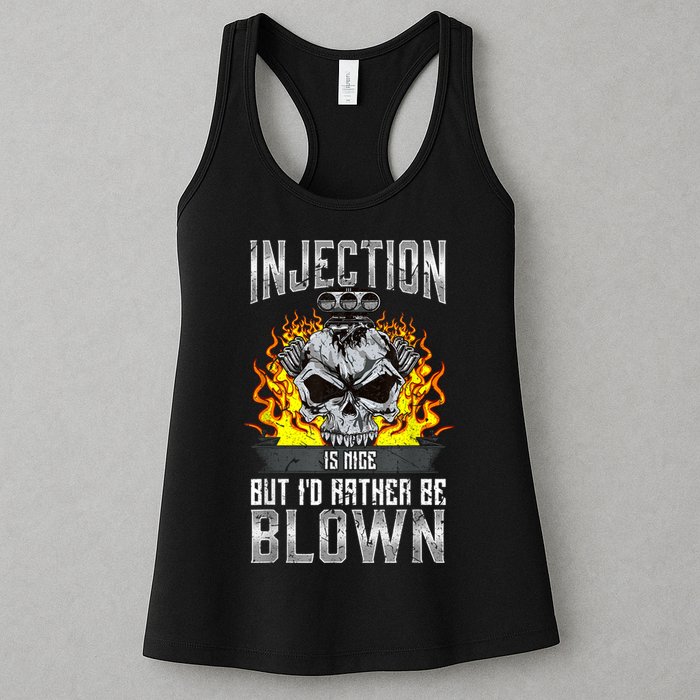 Fast Engines Injection Is Nice But I'd Rather Be Blown Gift Womens Tank Top