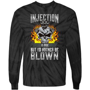 Fast Engines Injection Is Nice But I'd Rather Be Blown Gift Tie-Dye Long Sleeve Shirt