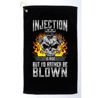 Fast Engines Injection Is Nice But I'd Rather Be Blown Gift Golf Towel