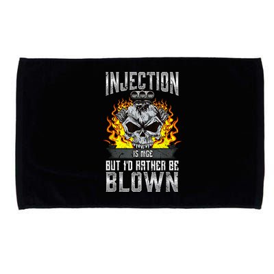 Fast Engines Injection Is Nice But I'd Rather Be Blown Gift Microfiber Hand Towel