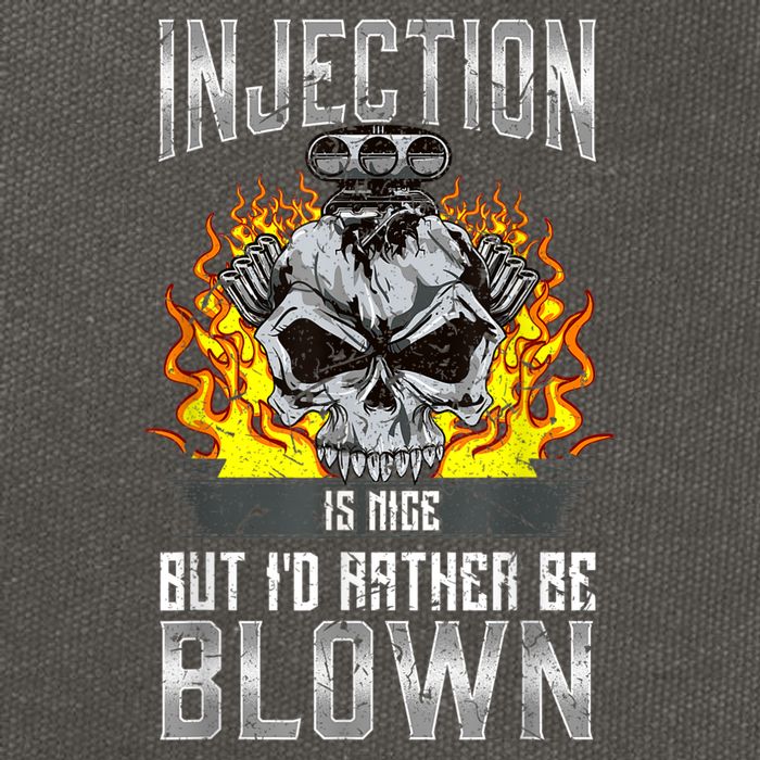 Fast Engines Injection Is Nice But I'd Rather Be Blown Gift Cotton Canvas Backpack