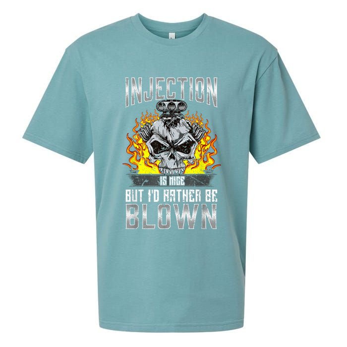 Fast Engines Injection Is Nice But I'd Rather Be Blown Gift Sueded Cloud Jersey T-Shirt