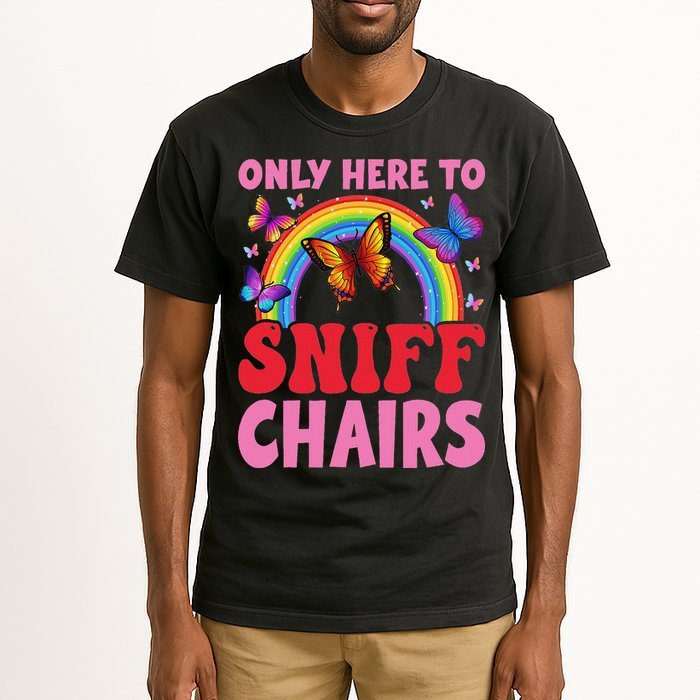 Funny Embarrassing Inappropriate Only Here To Sniff Chair Tall T-Shirt