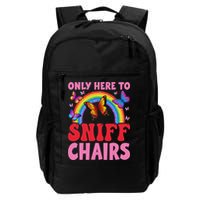 Funny Embarrassing Inappropriate Only Here To Sniff Chair Backpack