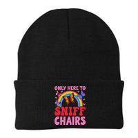 Funny Embarrassing Inappropriate Only Here To Sniff Chair Beanie