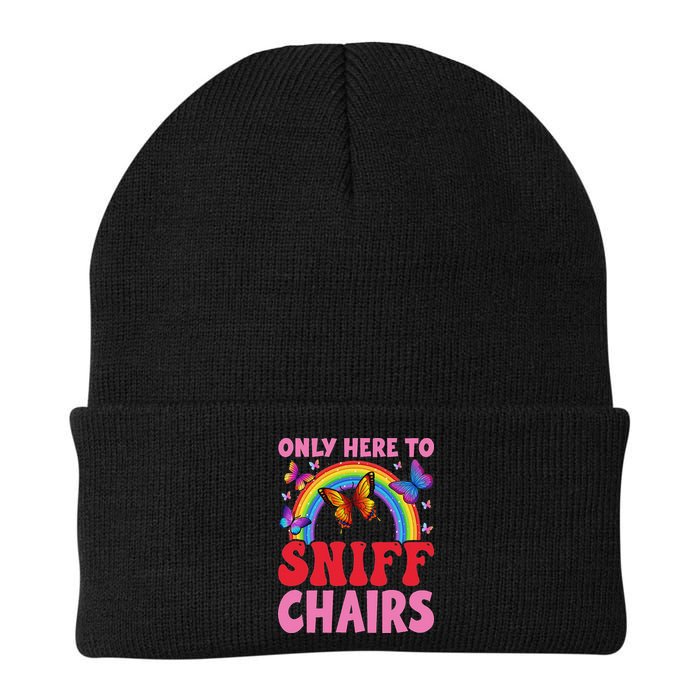Funny Embarrassing Inappropriate Only Here To Sniff Chair Beanie