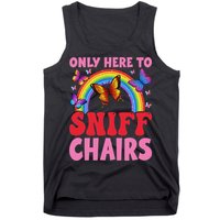 Funny Embarrassing Inappropriate Only Here To Sniff Chair Tank Top