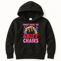 Funny Embarrassing Inappropriate Only Here To Sniff Chair Kids Hoodie