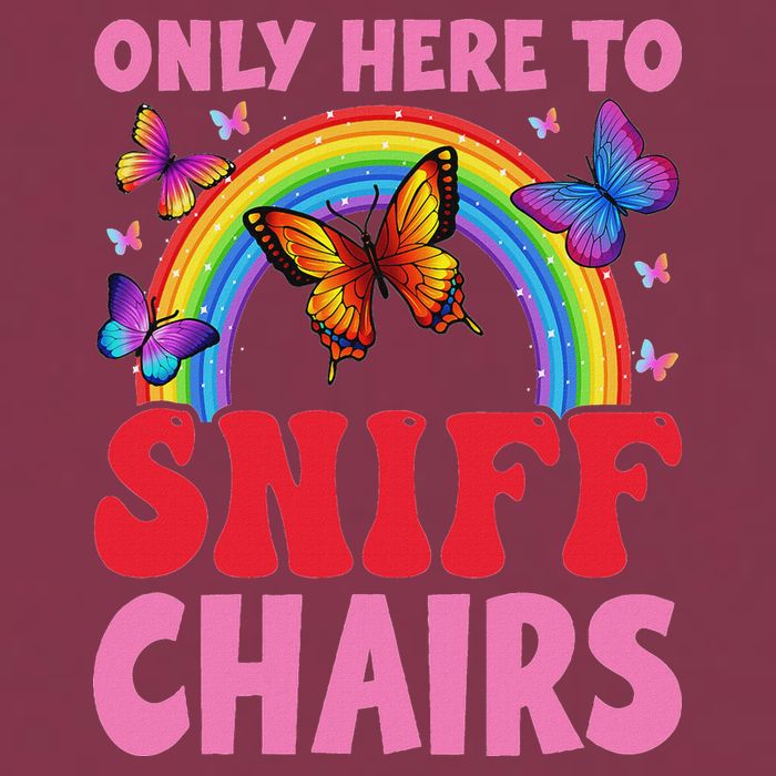 Funny Embarrassing Inappropriate Only Here To Sniff Chair 16oz Travel Tumbler