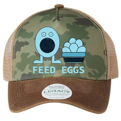 Feed Eggs I Think You Should Leave Legacy Tie Dye Trucker Hat