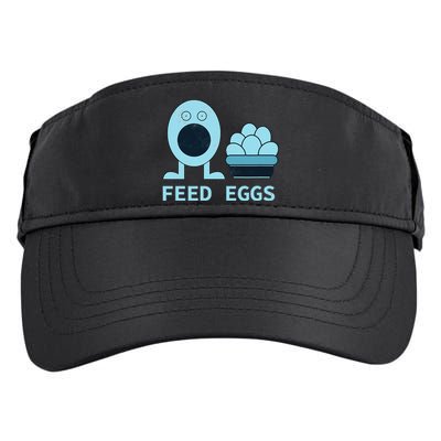 Feed Eggs I Think You Should Leave Adult Drive Performance Visor