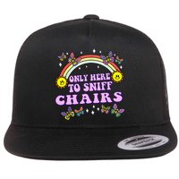 Funny Embarrassing Inappropriate Meme Gift Flat Bill Trucker Hat