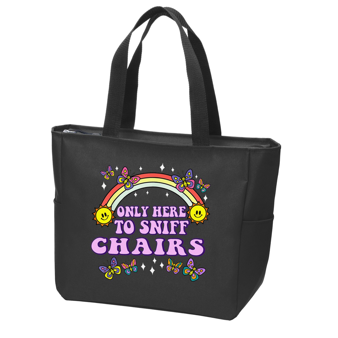 Funny Embarrassing Inappropriate Meme Gift Zip Tote Bag