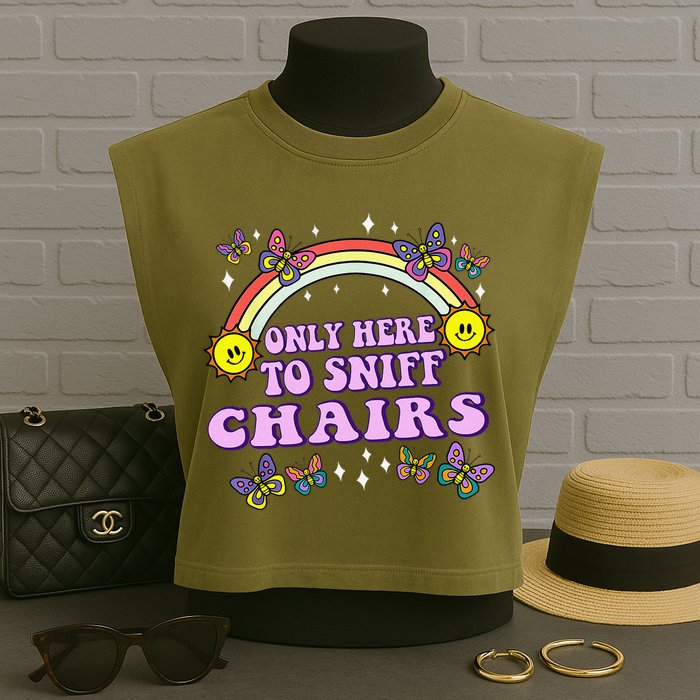 Funny Embarrassing Inappropriate Meme Gift Garment-Dyed Women's Muscle Tee